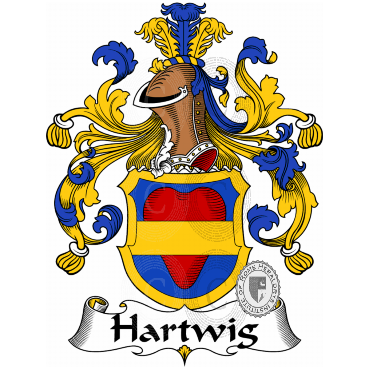 Escudo de la familiaHartwig