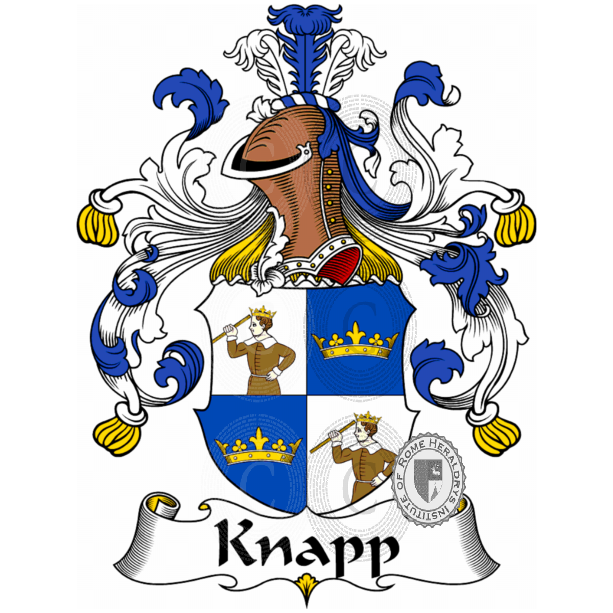 Coat of arms of familyKnapp, Knappe de Knappstädt