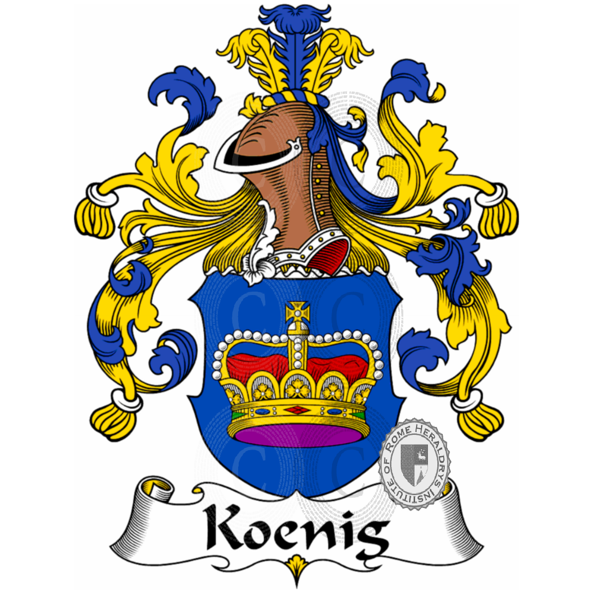 Coat of arms of familyKoenig