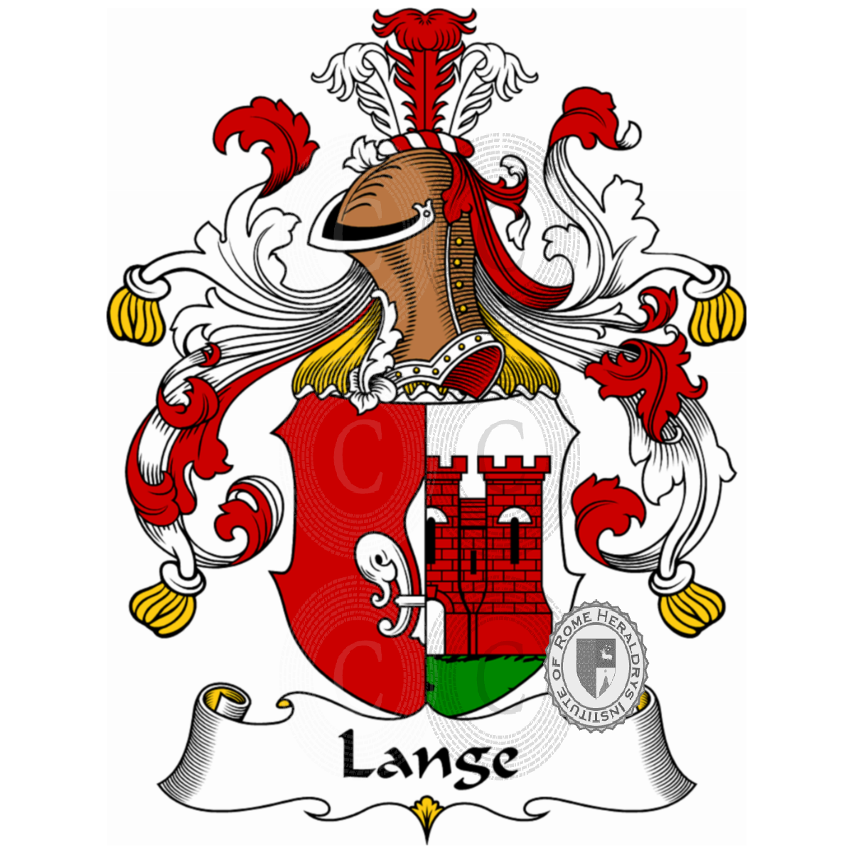 Coat of arms of familyLange