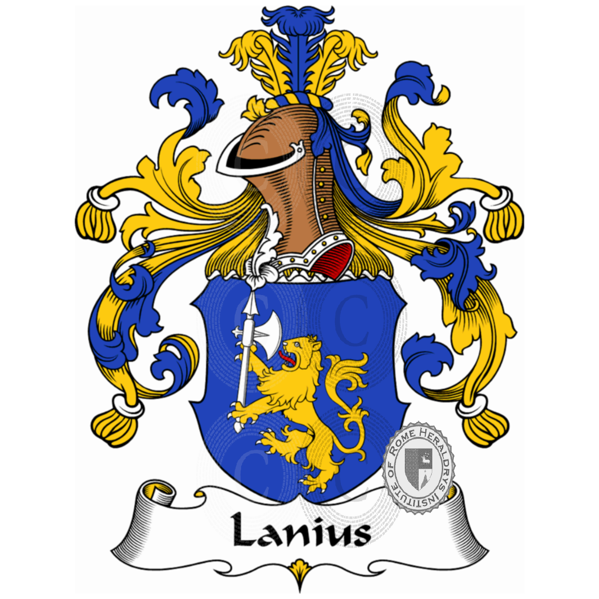 Escudo de la familiaLanius