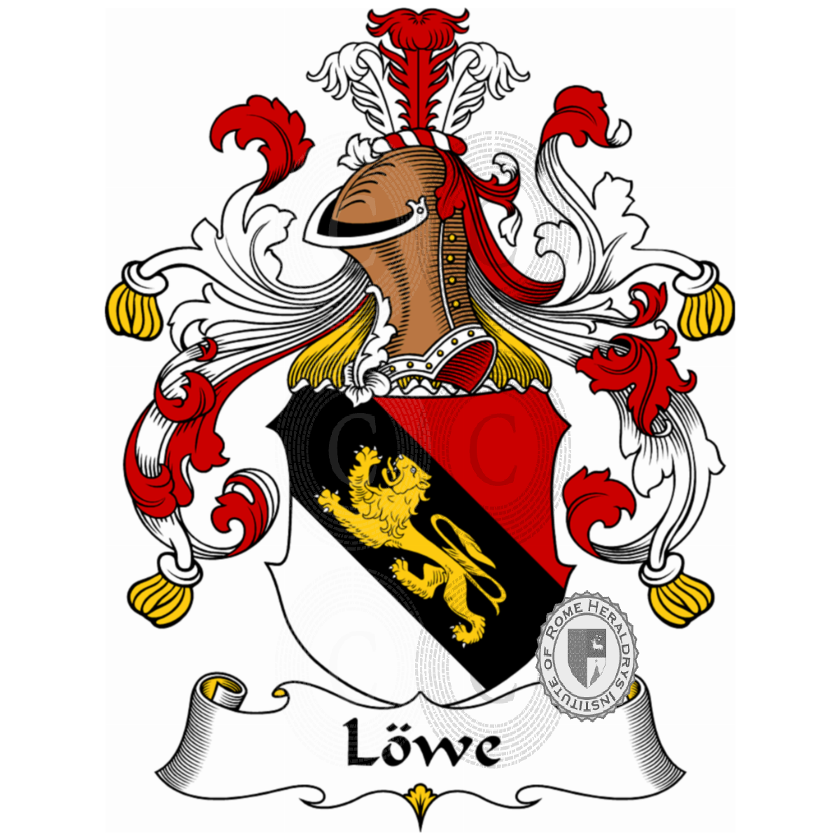 Coat of arms of familyLöwe