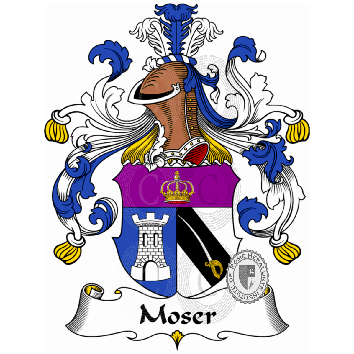 Coat of arms of familyMoser