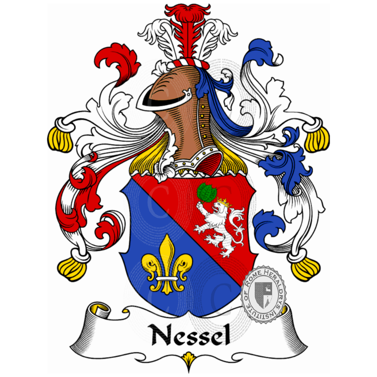Coat of arms of familyNessel