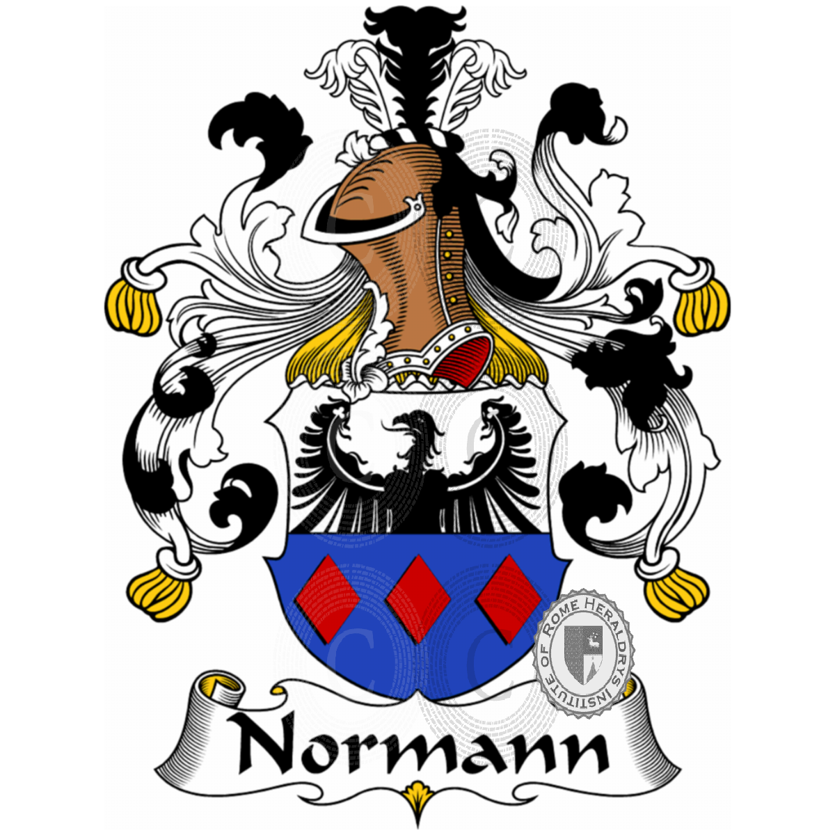 Escudo de la familiaNormann