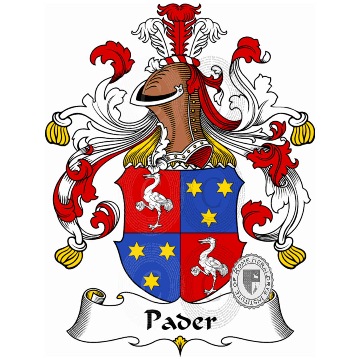 Coat of arms of familyPader
