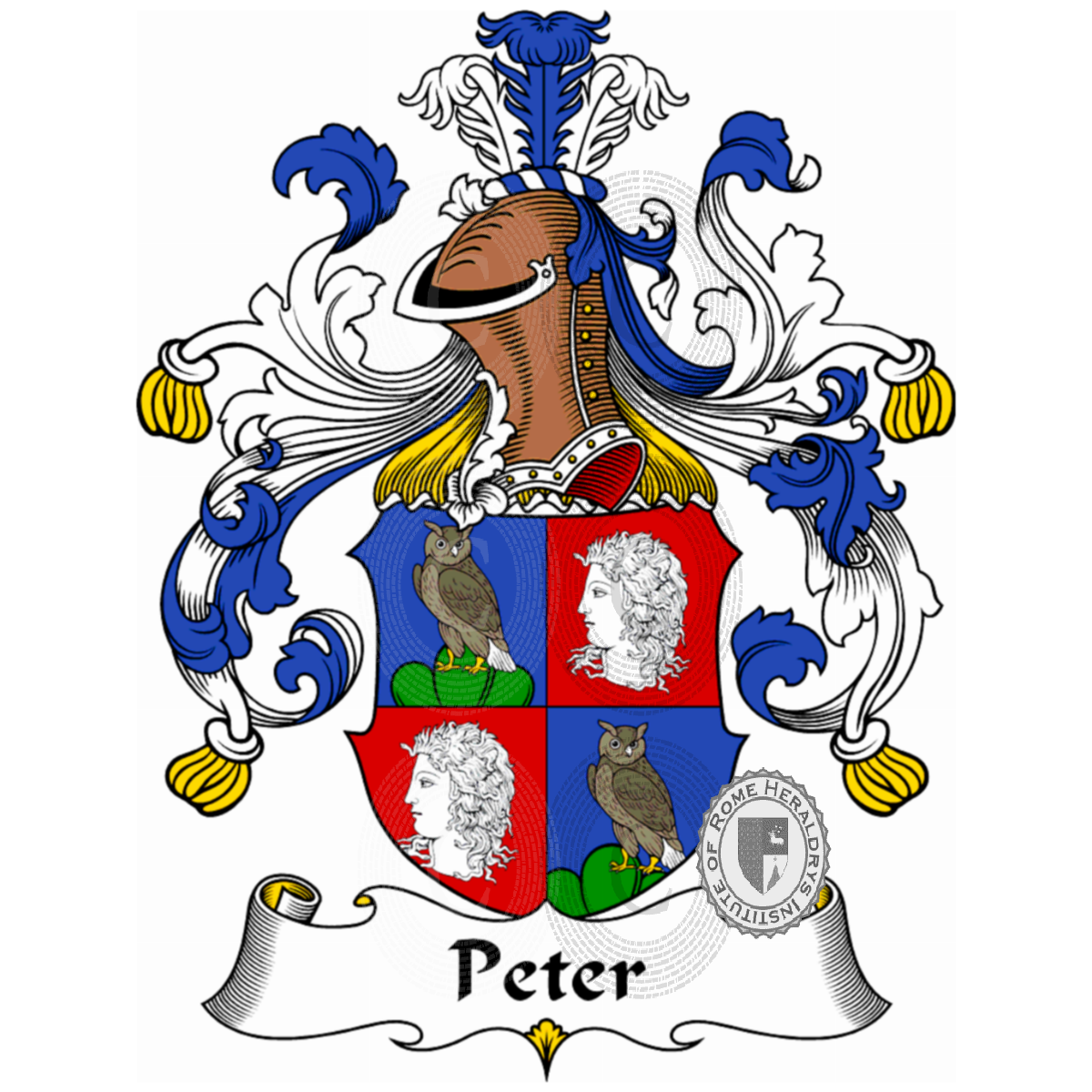 Coat of arms of familyPeter