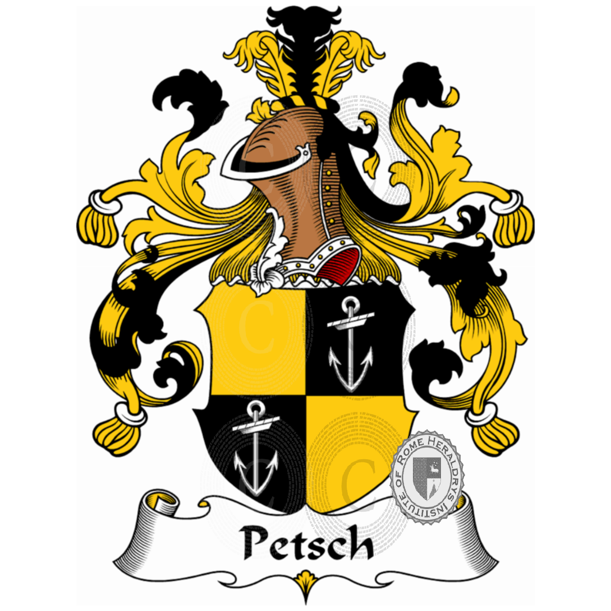 Coat of arms of familyPetsch