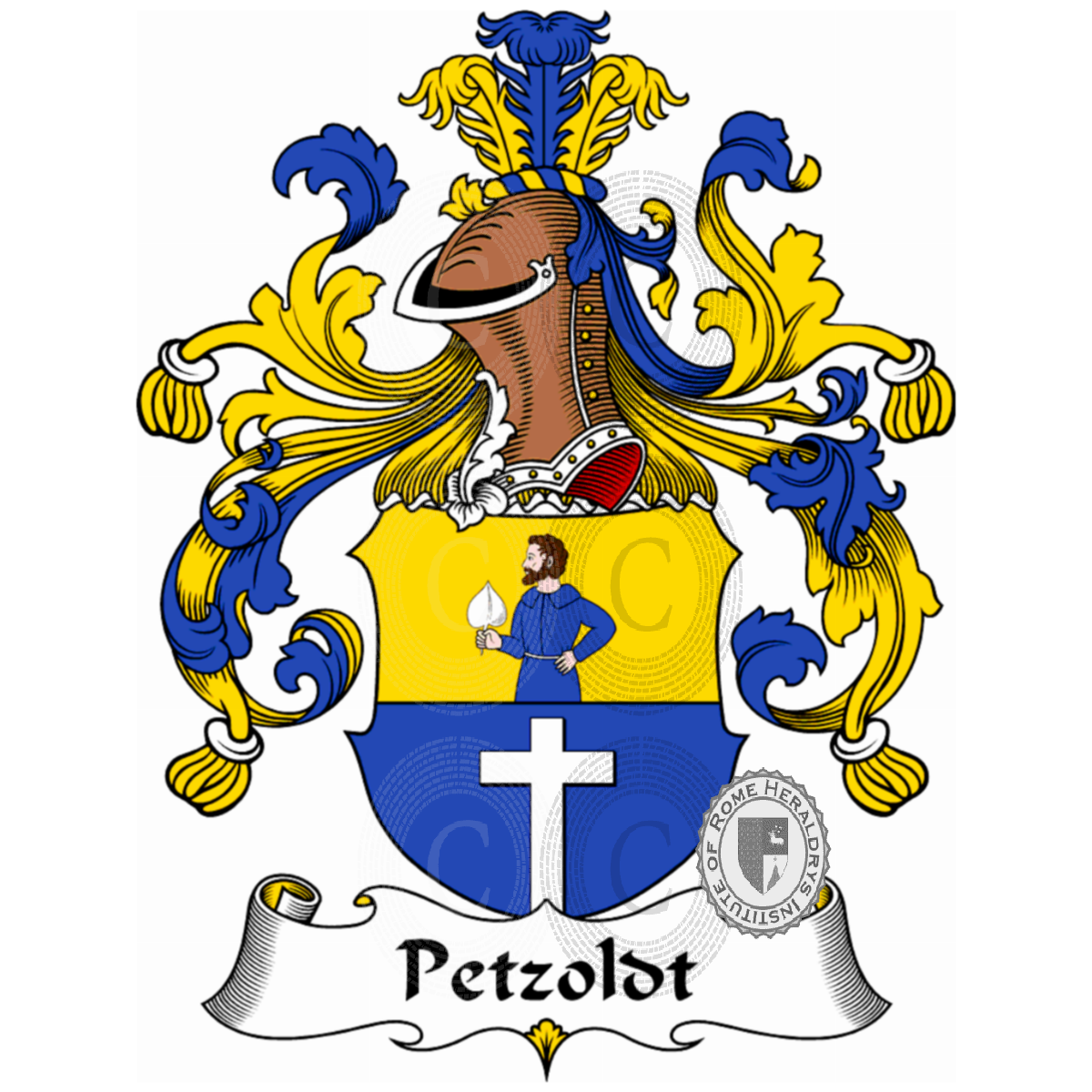 Coat of arms of familyPetzoldt