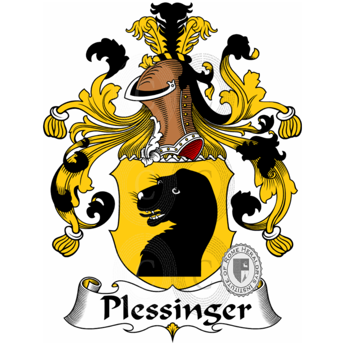 Coat of arms of familyPlessinger