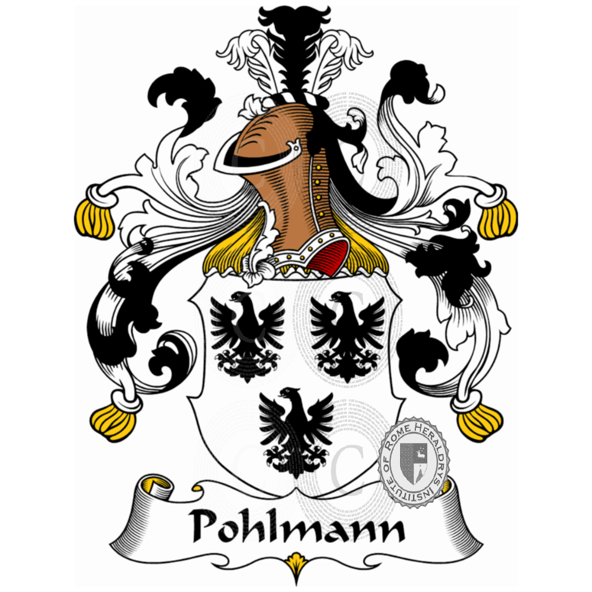 Stemma della famigliaPohlmann, Polemann