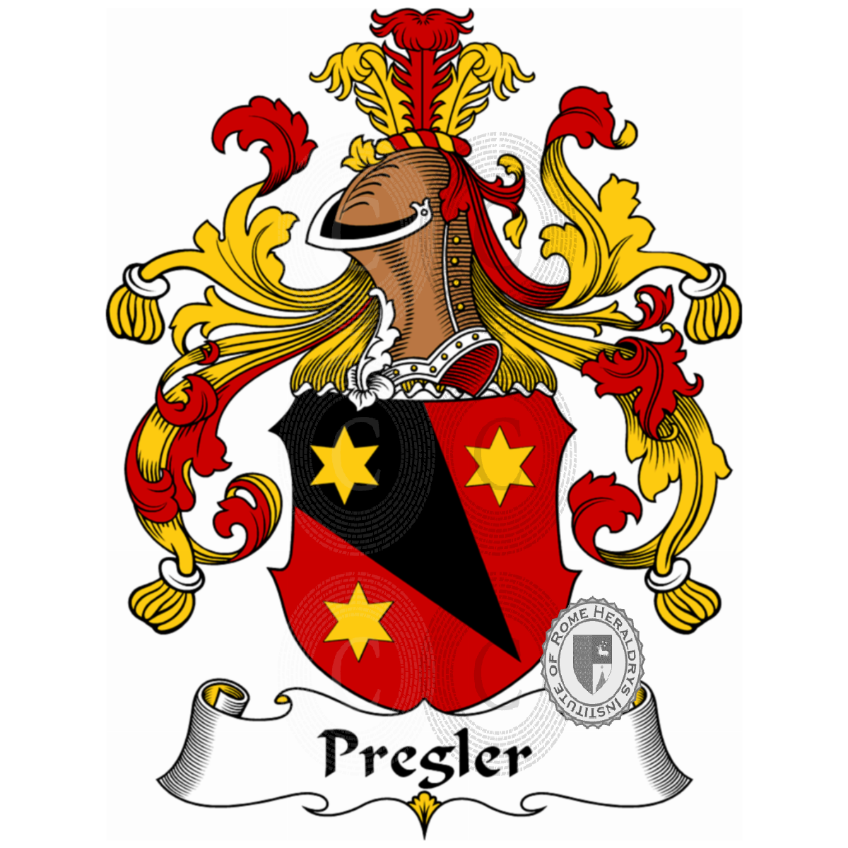 Coat of arms of familyPregler