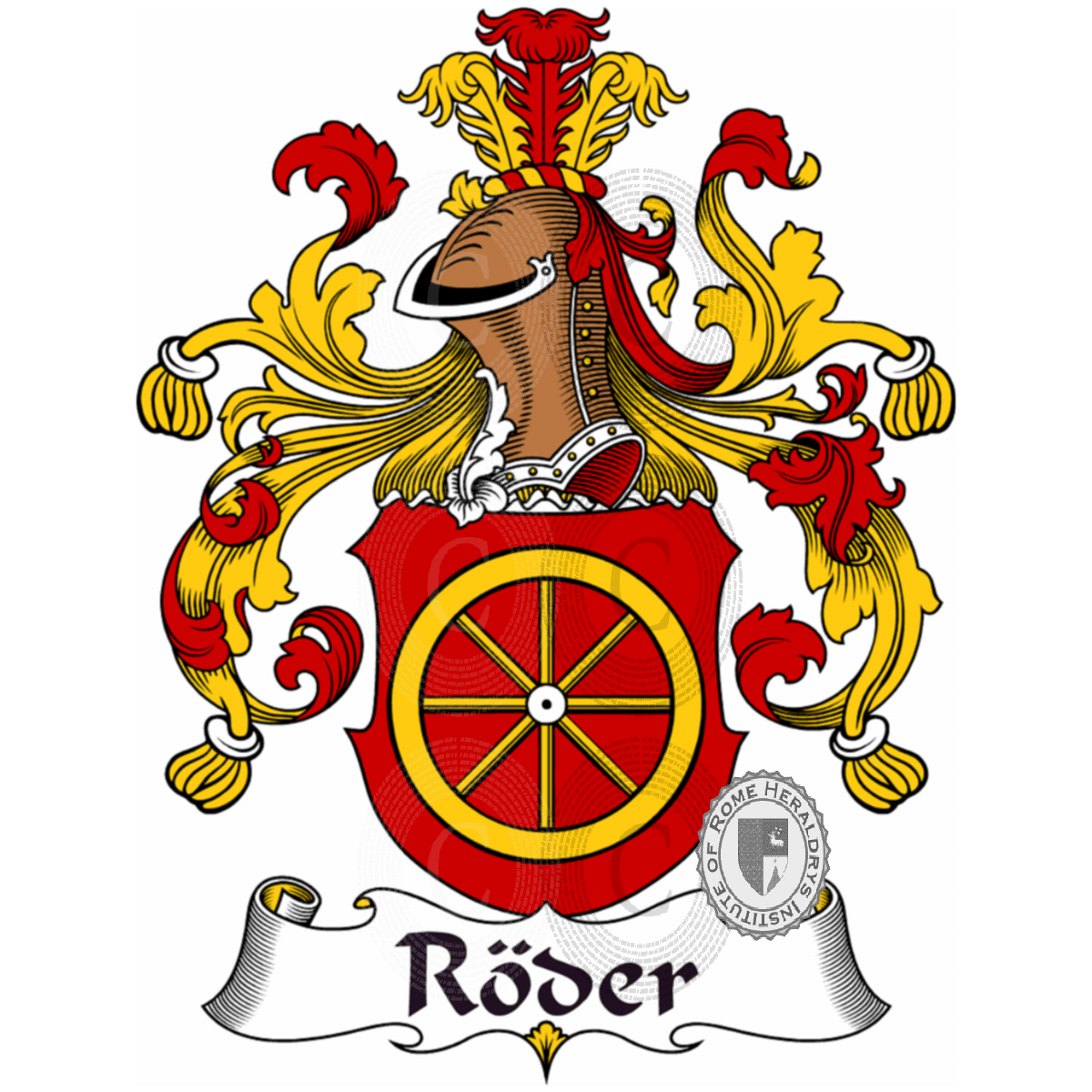 Coat of arms of familyRöder