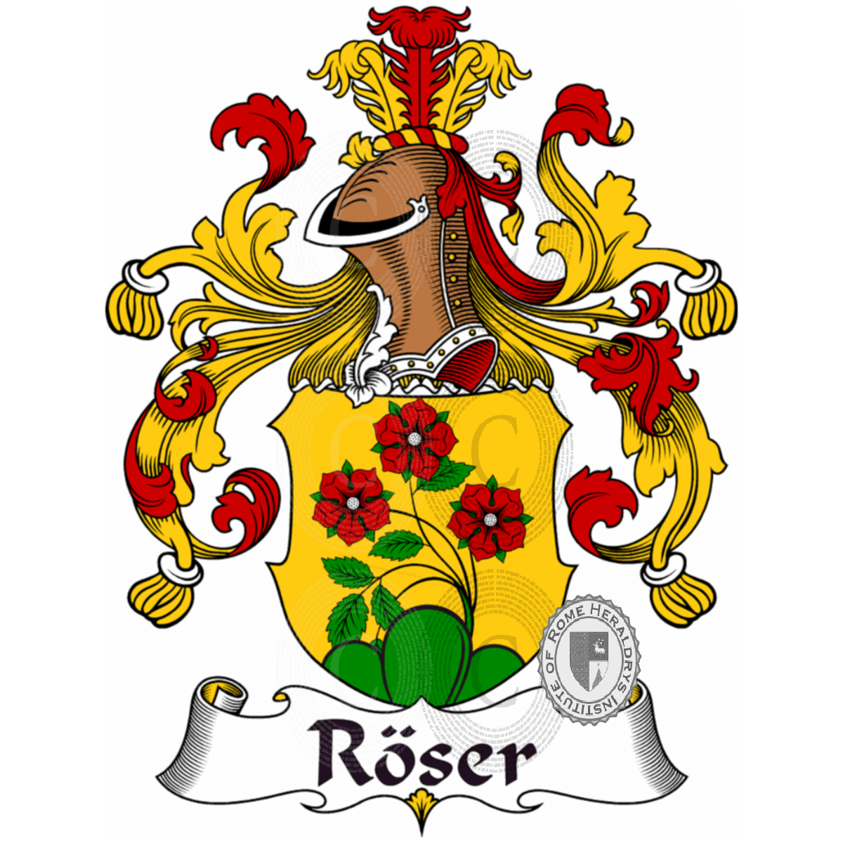 Coat of arms of familyRöser