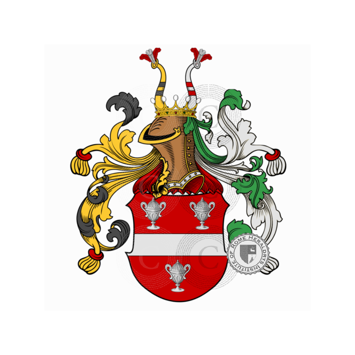 Wappen der FamilieSchaller, Schaller von Schallern auf Altendorff und Heyden