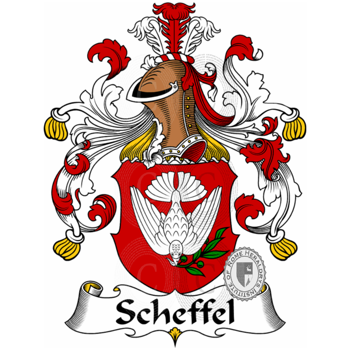 Coat of arms of familyScheffel