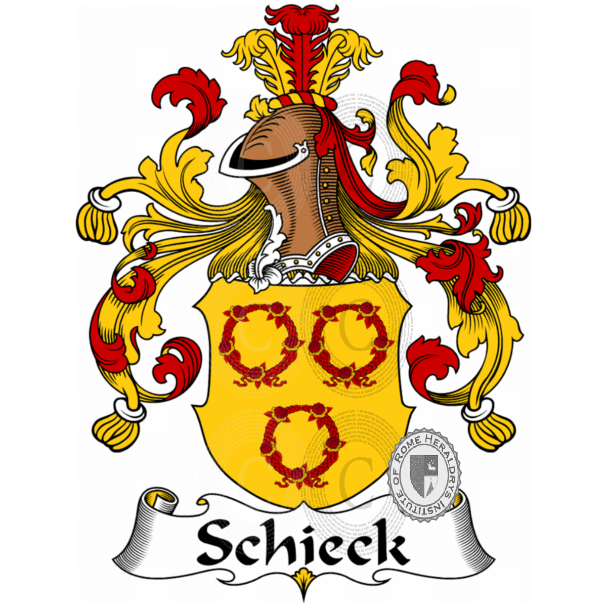 Coat of arms of familySchieck