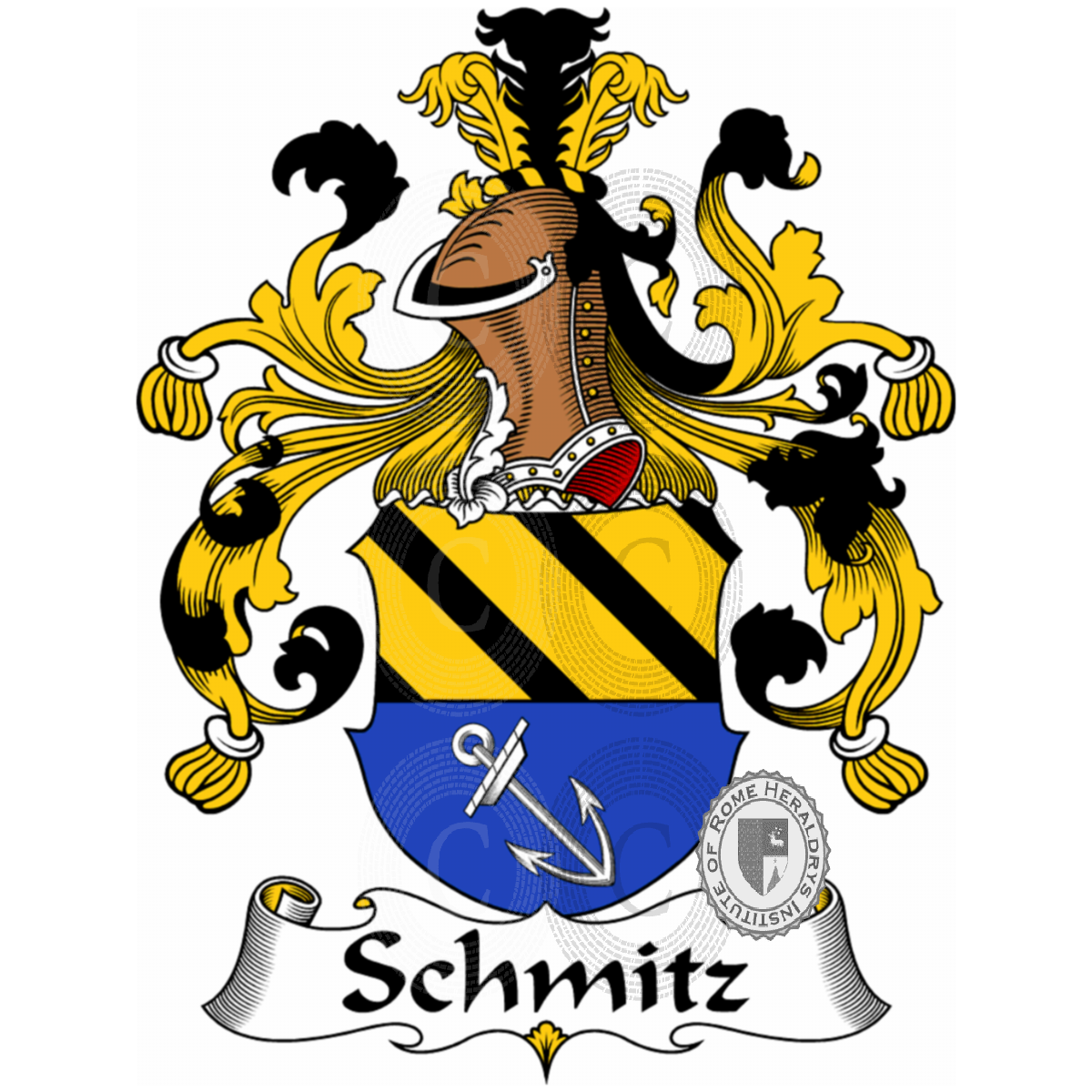 Coat of arms of familySchmitz, Schmitz zu Grollenburg