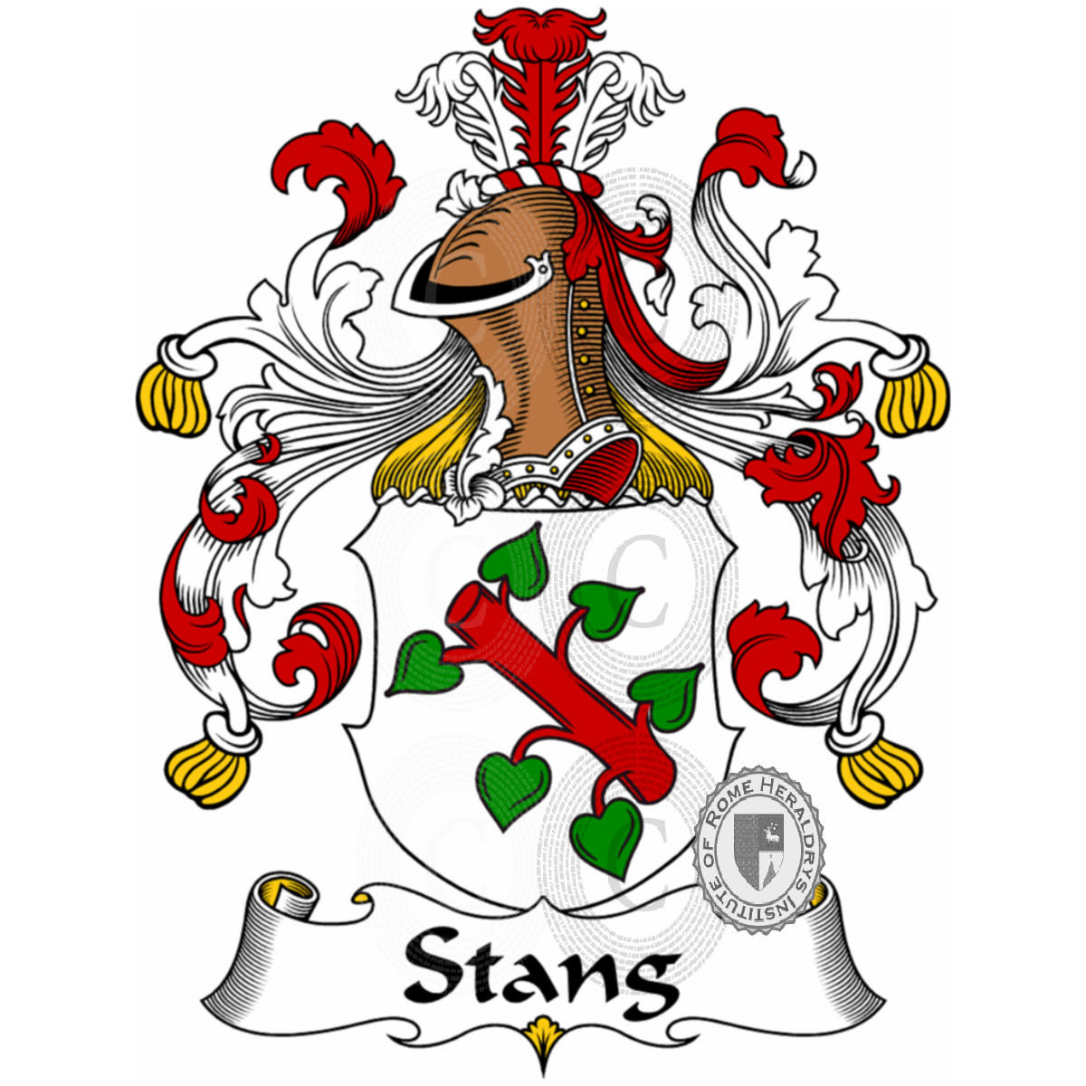 Coat of arms of familyStang, Stange