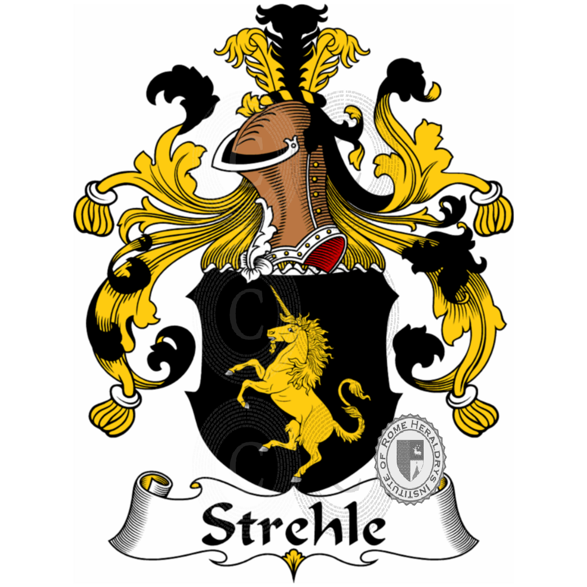 Coat of arms of familyStrehle