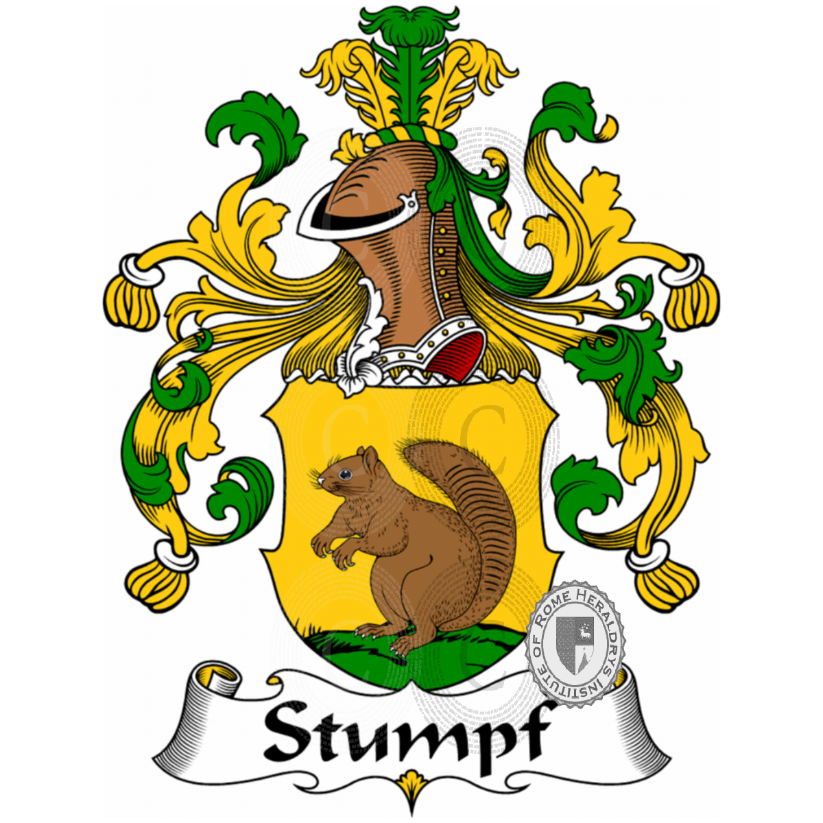 Stemma della famigliaStumpf, Stumpf Brentano,Stumpf von Püchel und de Stumpfsberg
