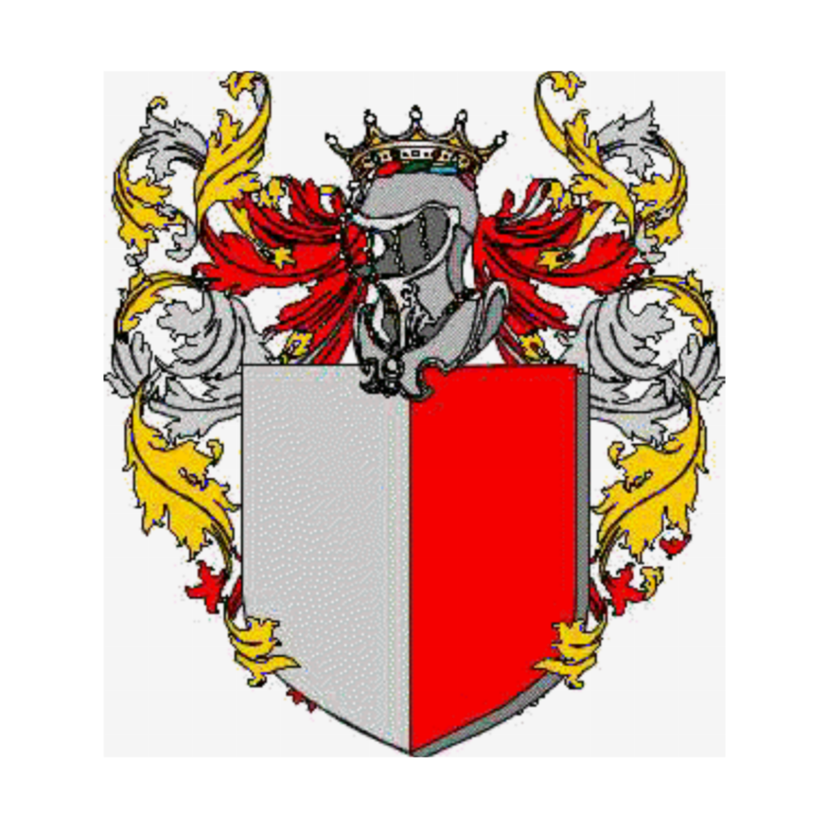 Coat of arms of familyAzzi, Azzi,Azziana,degli Azzi