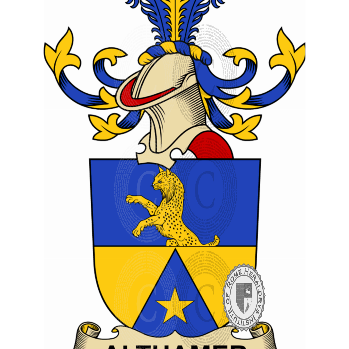 Coat of arms of familyAlthamer