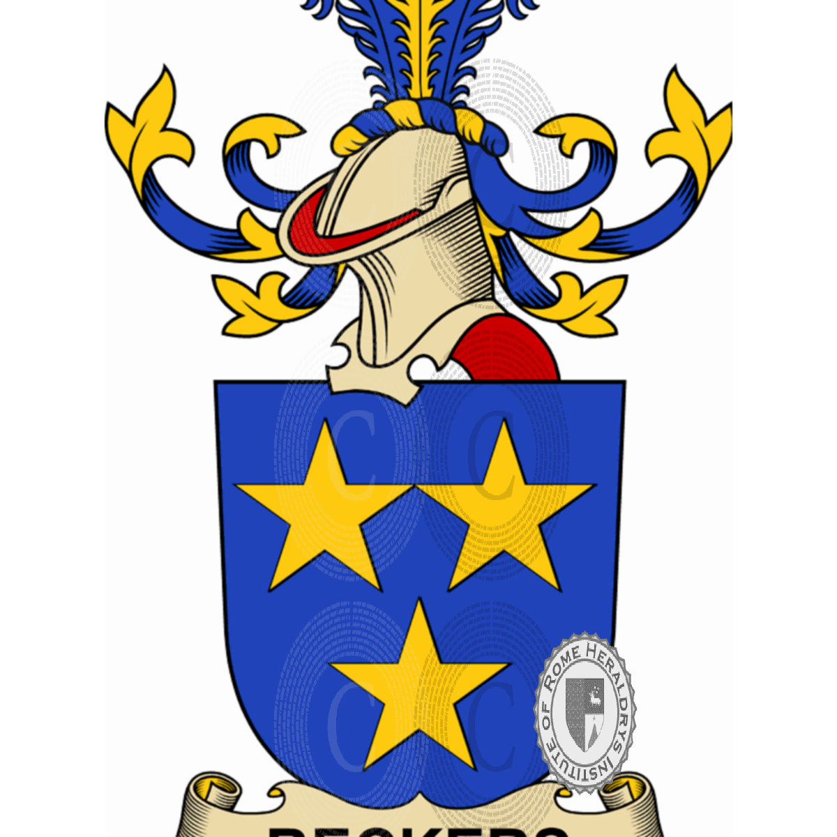 Coat of arms of familyBeckers