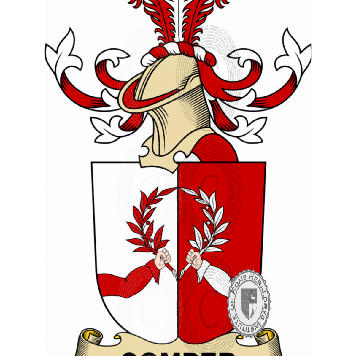 Coat of arms of familyComper