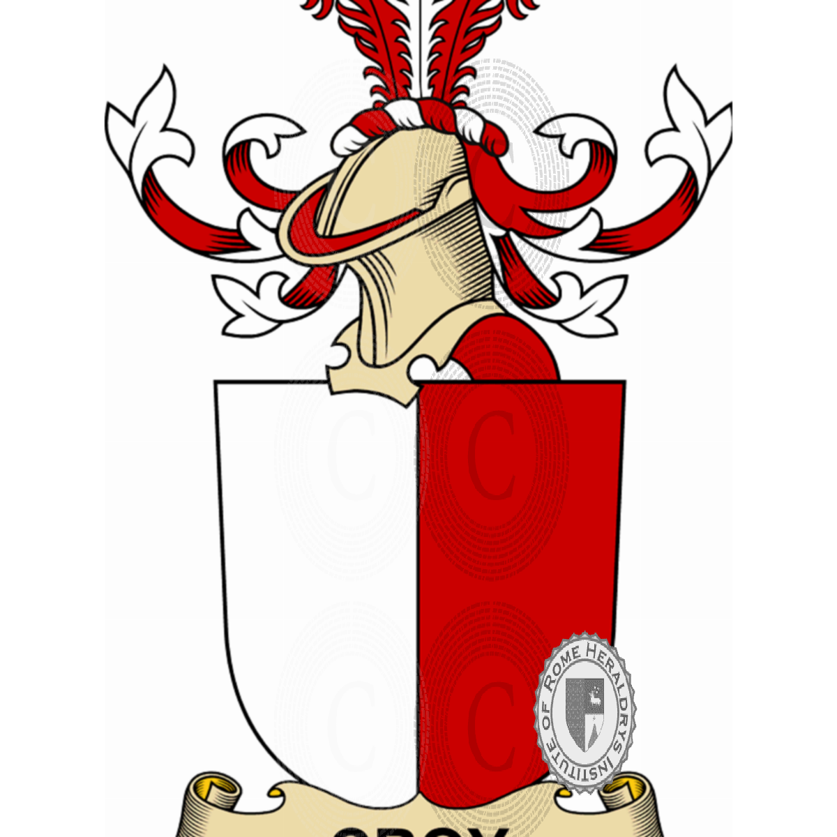 Coat of arms of familyCroy