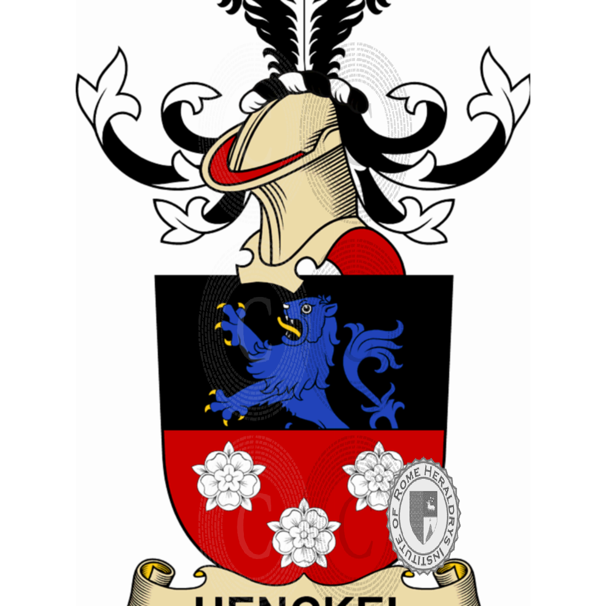 Escudo de la familiaHenckel, Henckel,Henckel de Donnersmarck