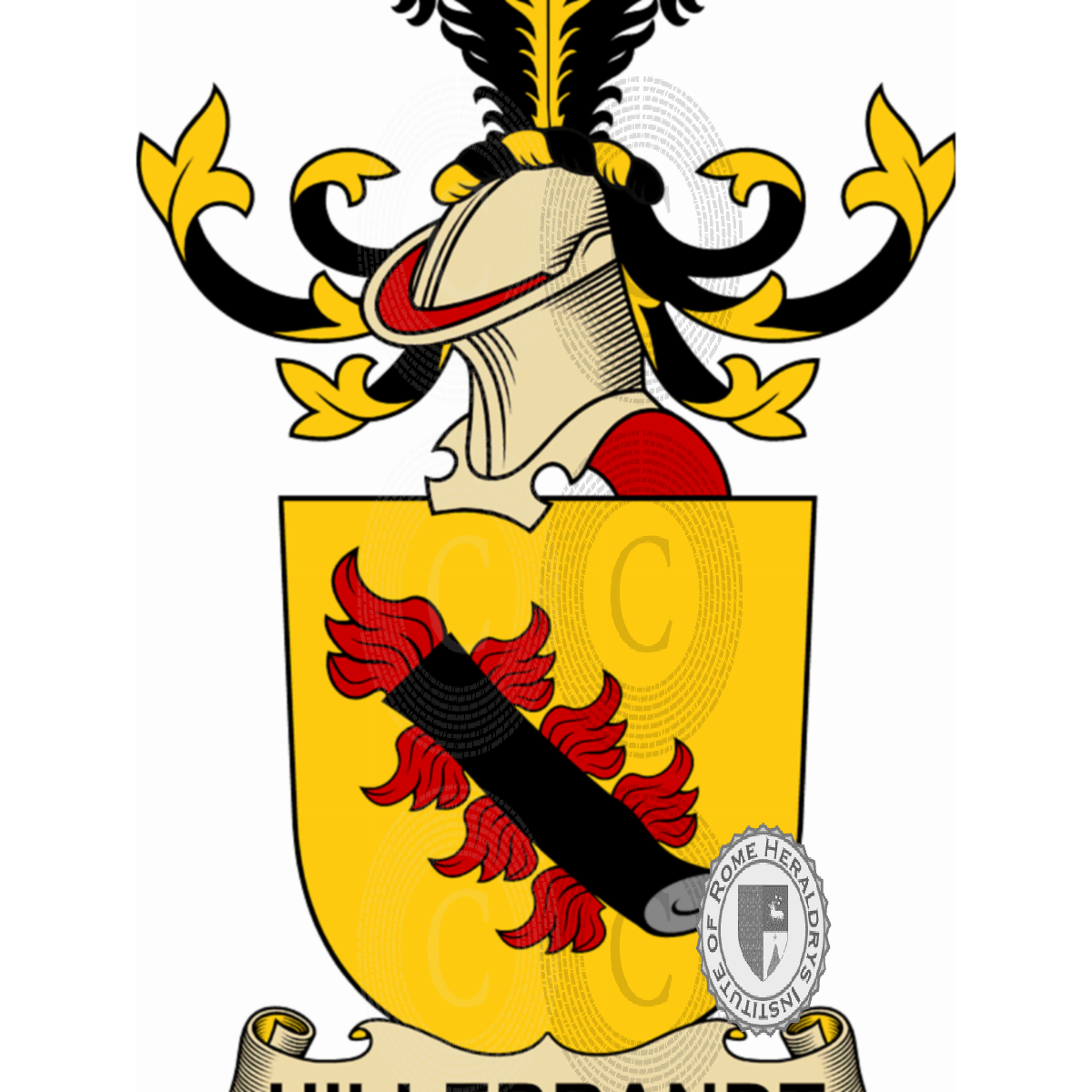 Coat of arms of familyHillebrandt