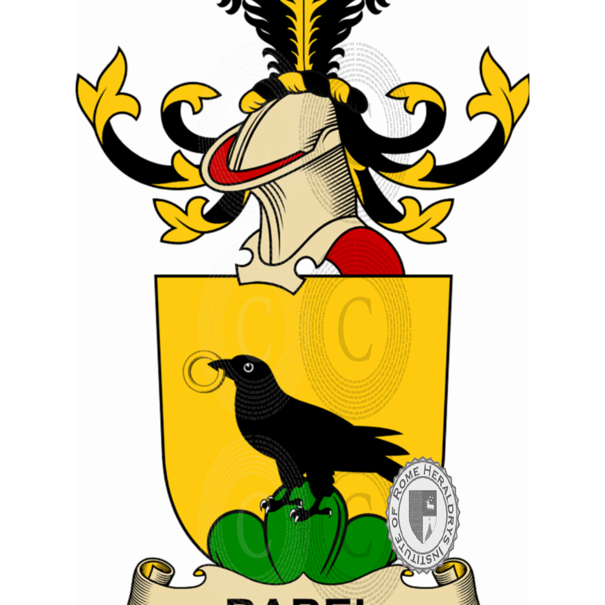Coat of arms of familyRabel