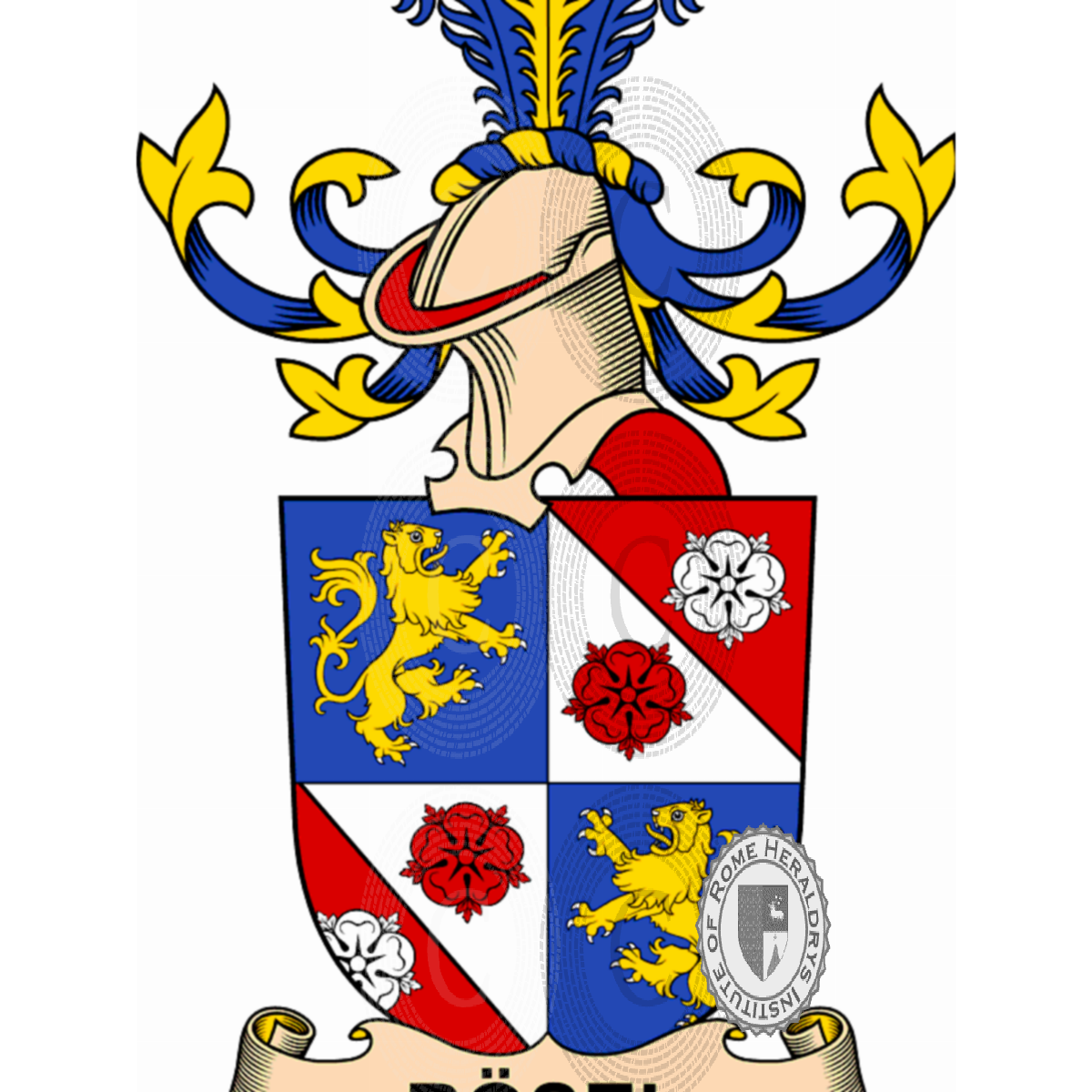 Coat of arms of familyRösel