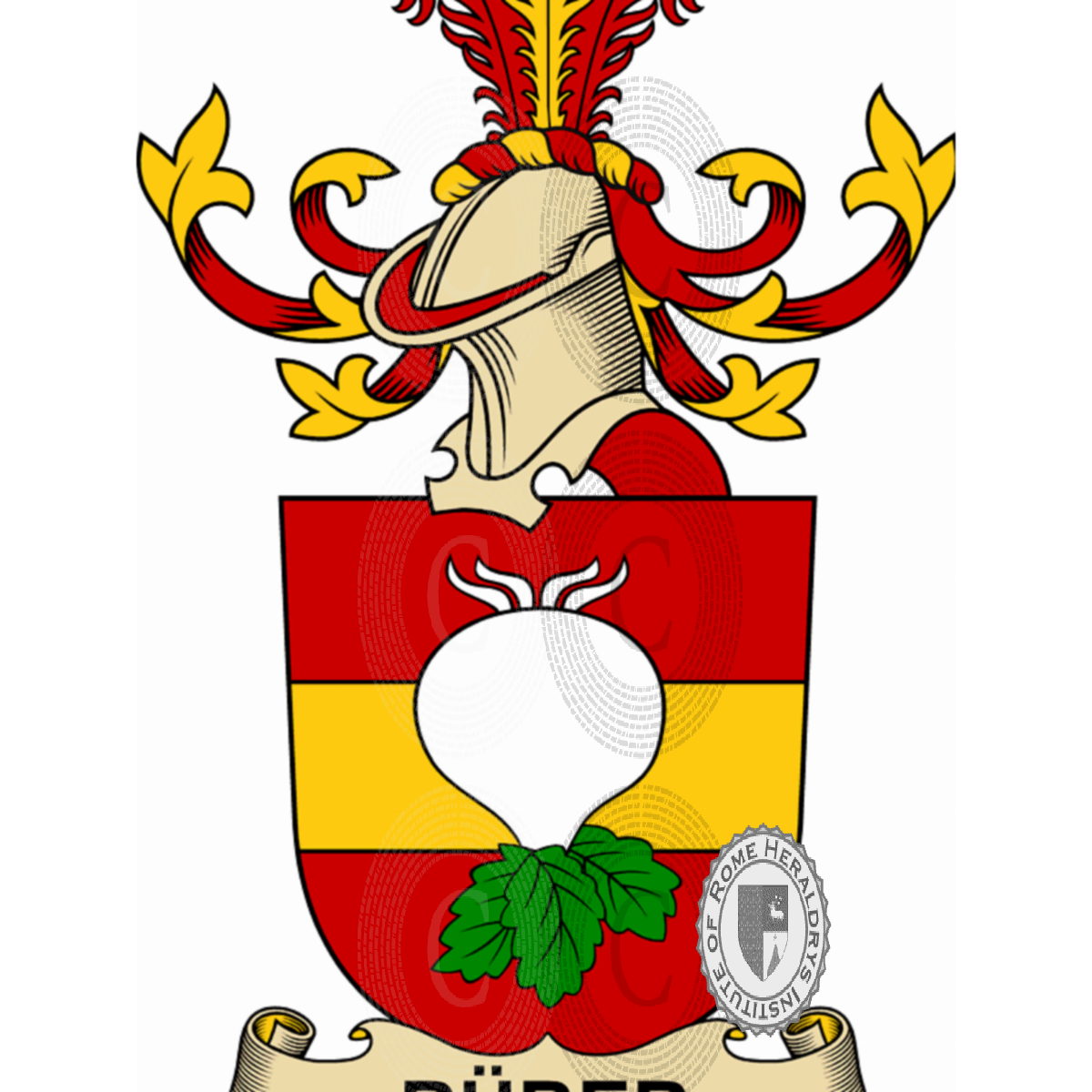 Coat of arms of familyRüber