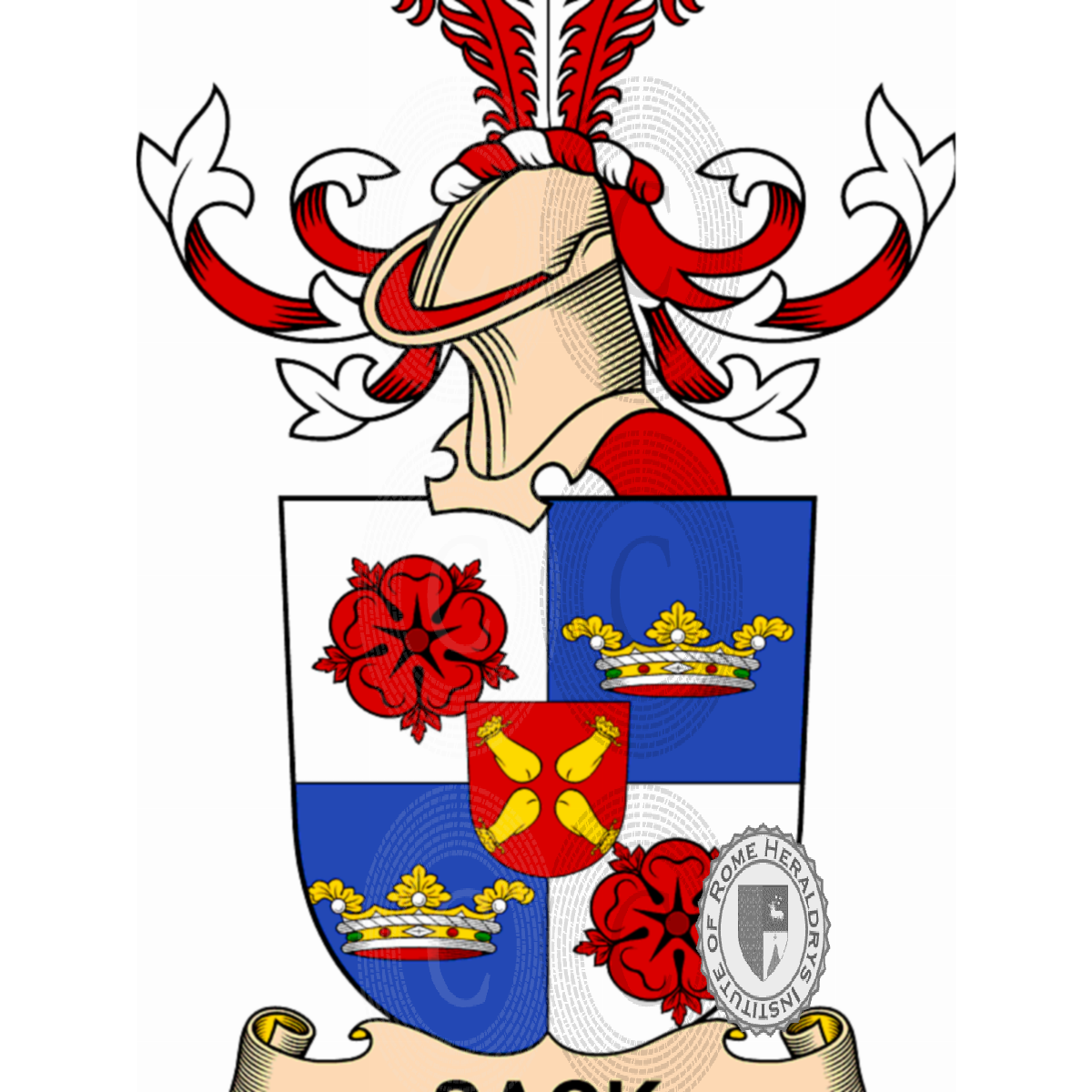Coat of arms of familySack
