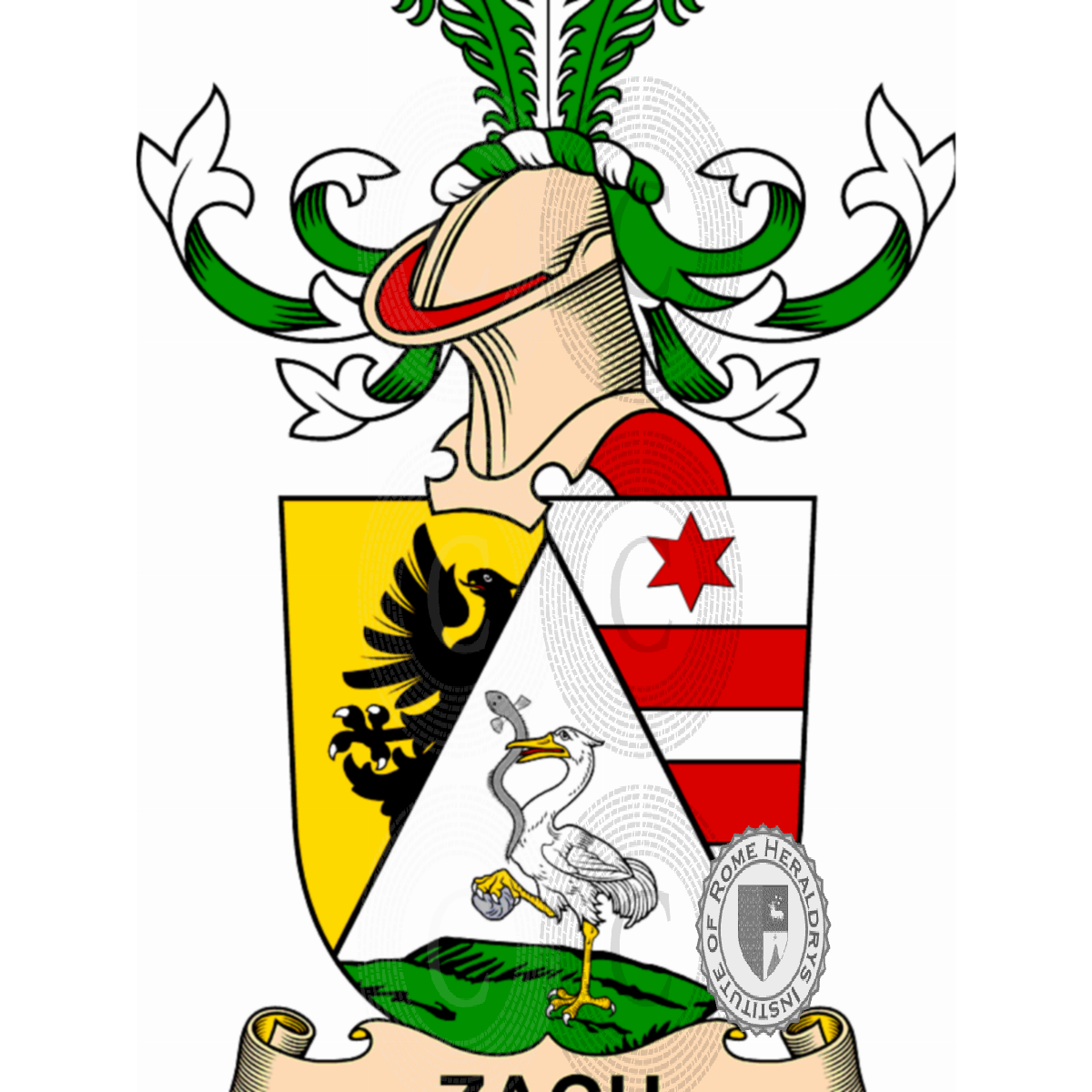 Coat of arms of familyZach
