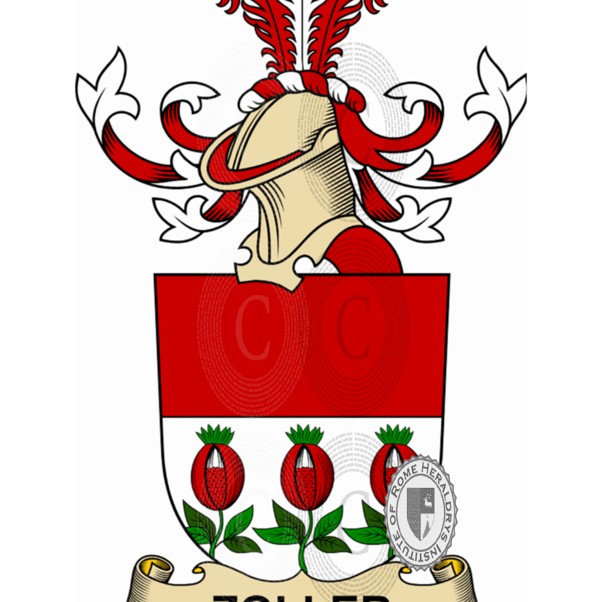 Coat of arms of familyZoller
