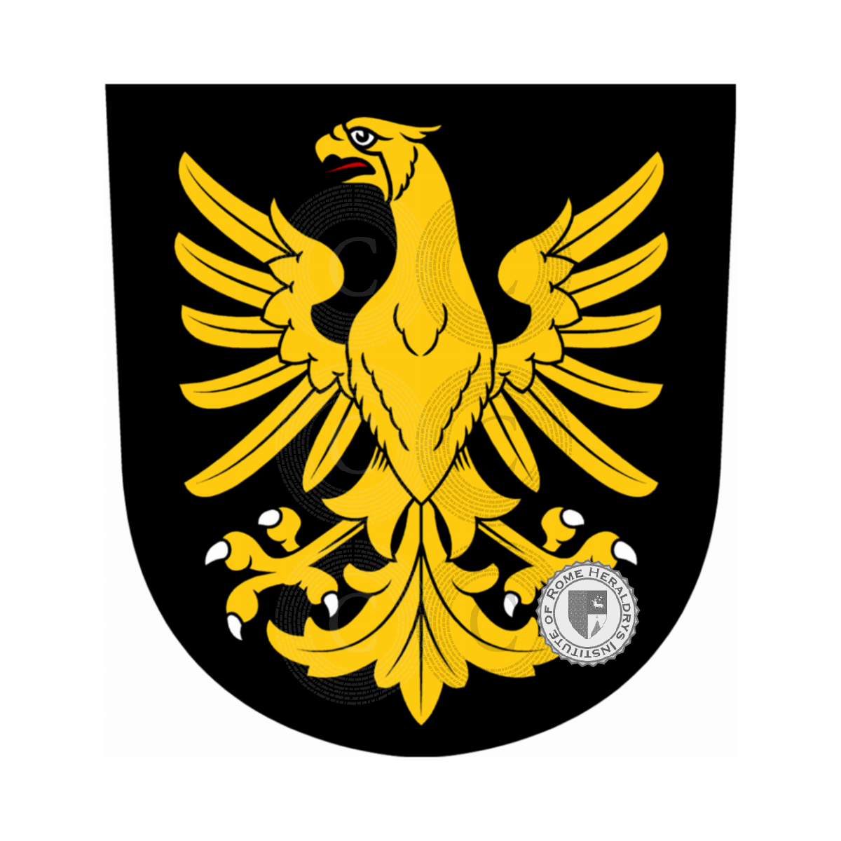 Escudo de la familiaSchwarz, Schwarz auf Artelshofen,Schwarz-Jacobine,Schwarzach de Wagenhausen