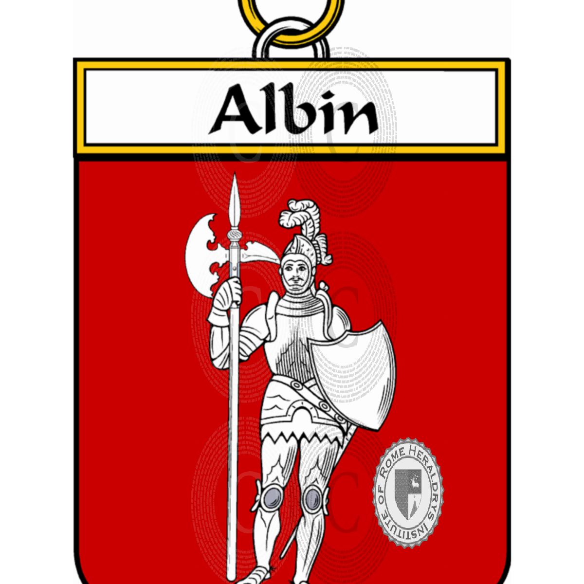 Coat of arms of familyAlbin
