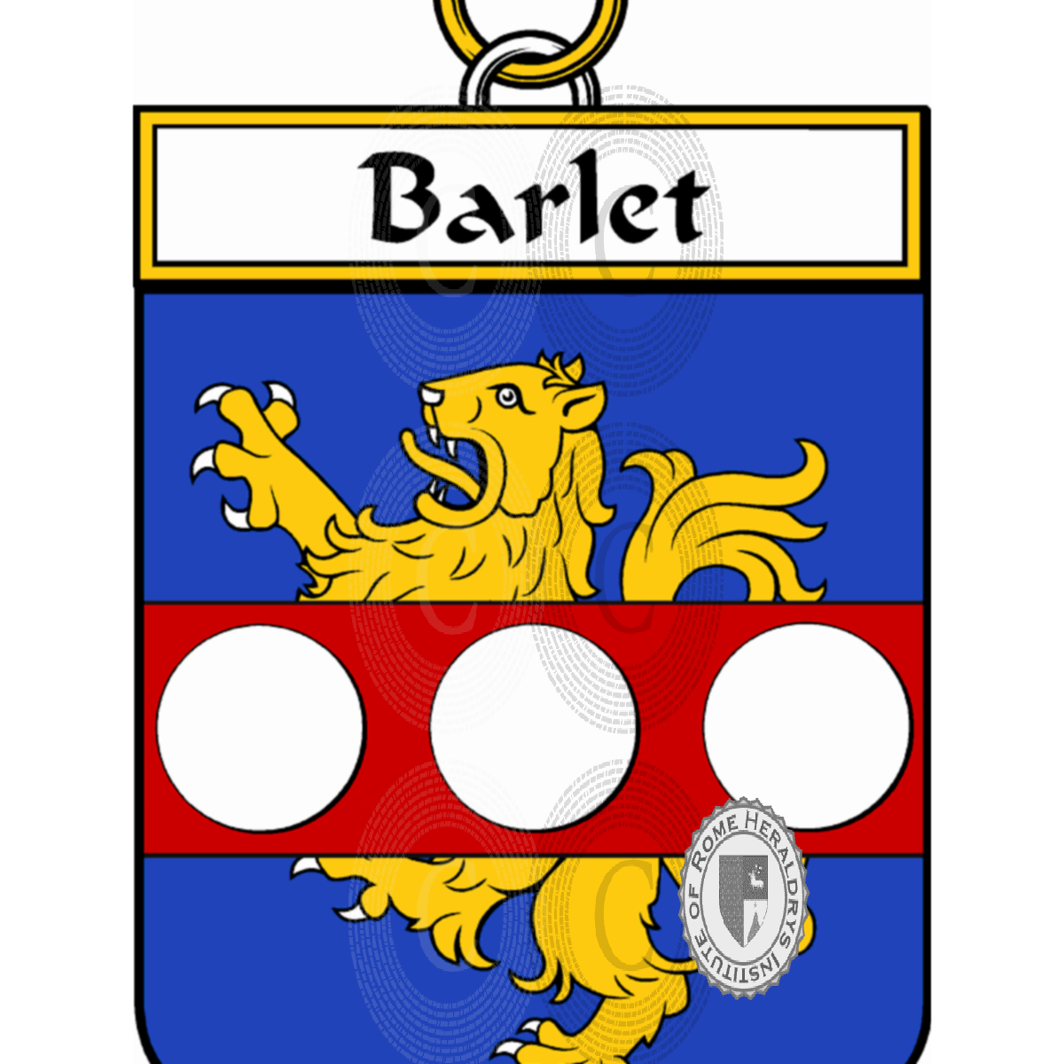 Escudo de la familiaBarlet, Barlett