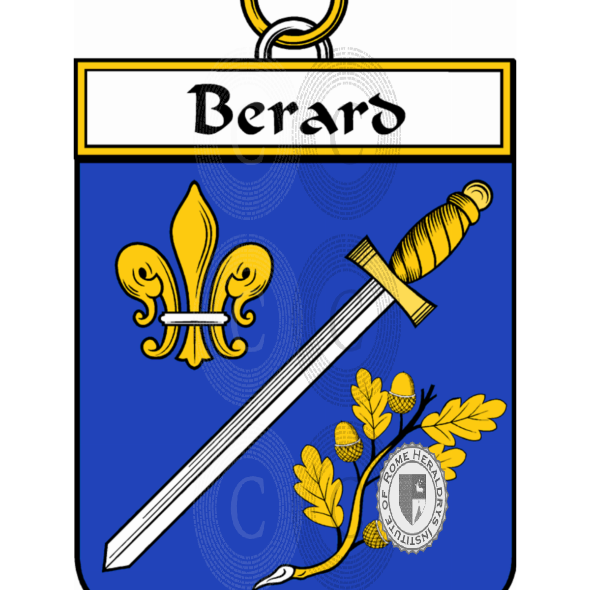 Escudo de la familiaBerard