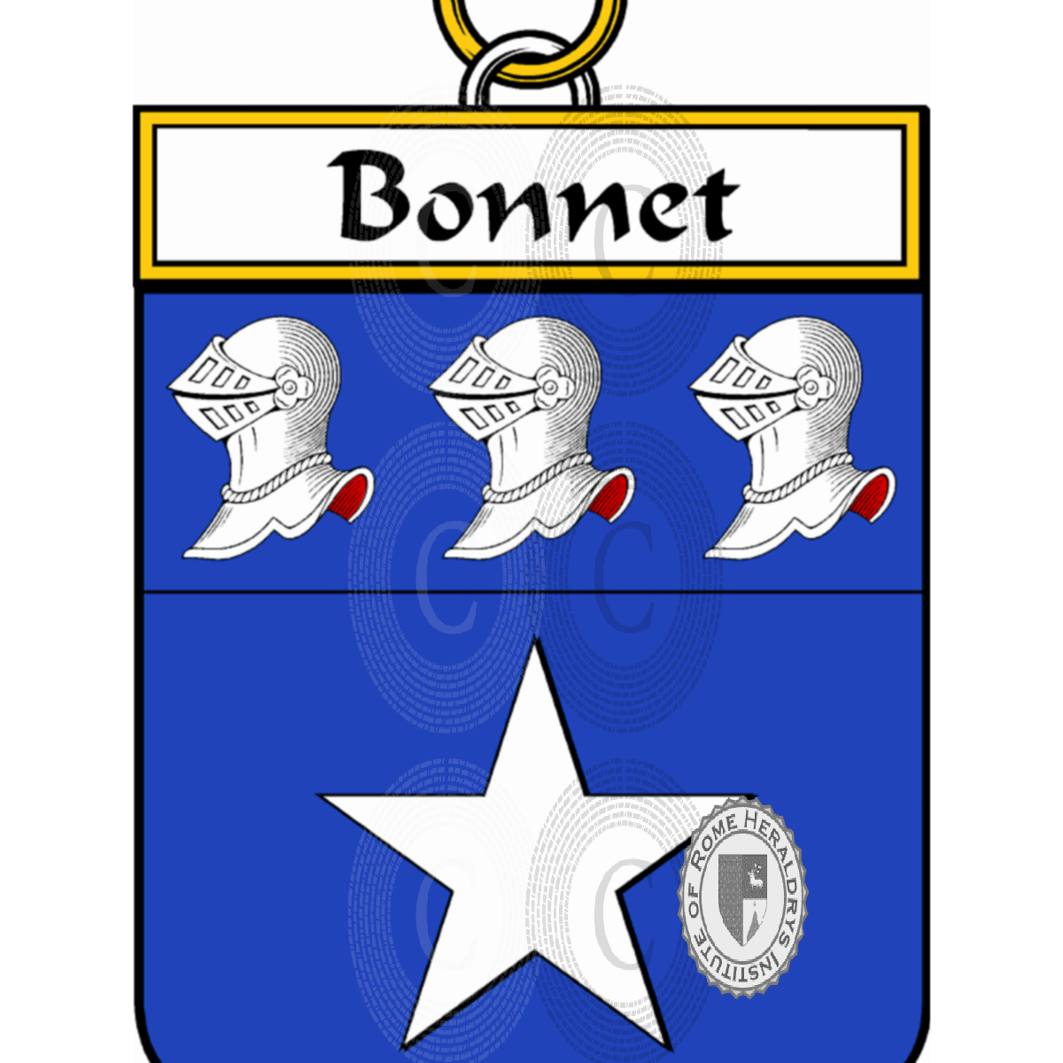Coat of arms of familyBonnet
