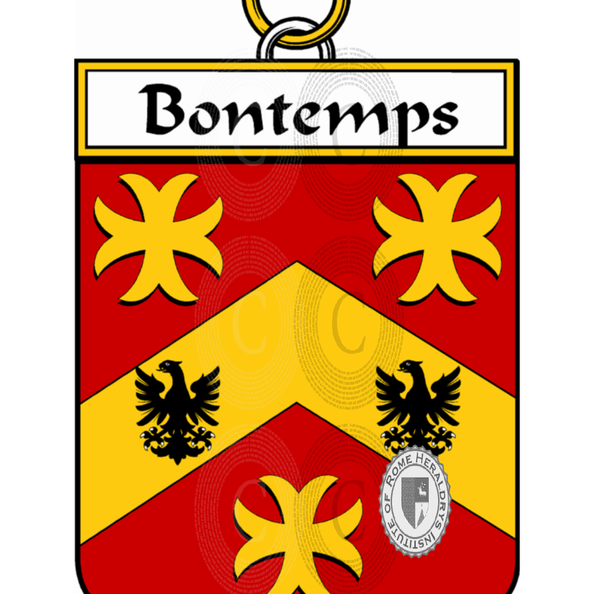 Coat of arms of familyBontemps