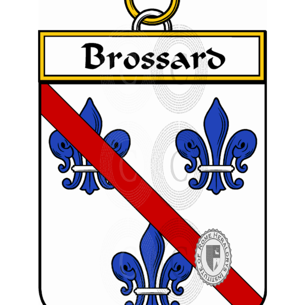 Escudo de la familiaBrossard