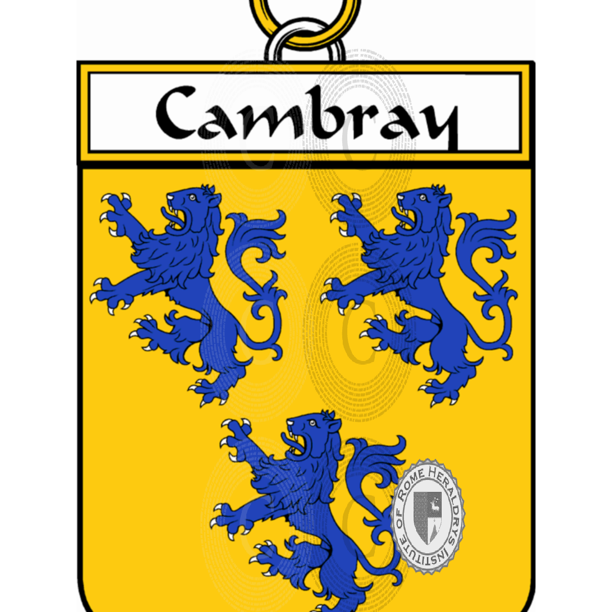 Coat of arms of familyCambray
