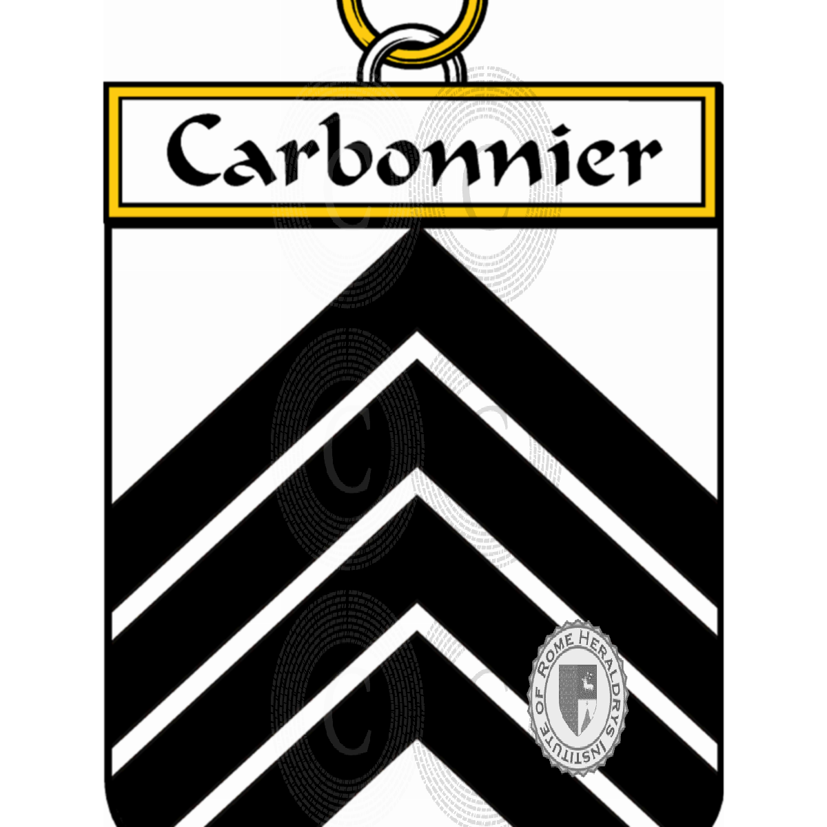 Coat of arms of familyCarbonnier