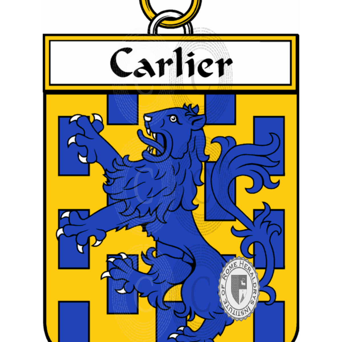 Coat of arms of familyCarlier