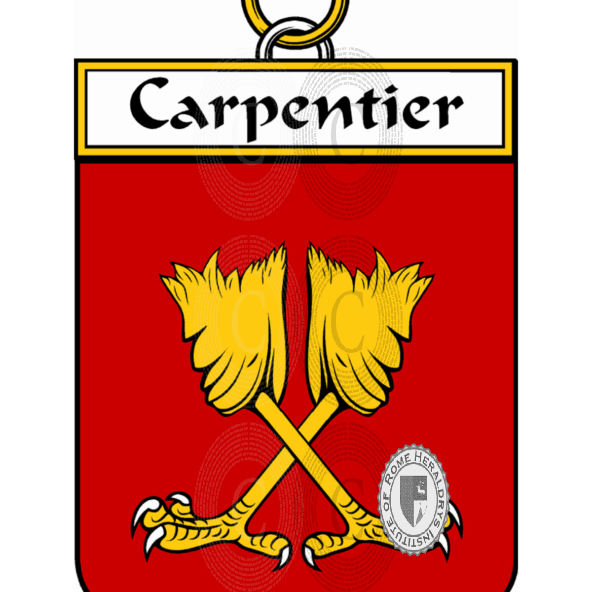 Coat of arms of familyCarpentier