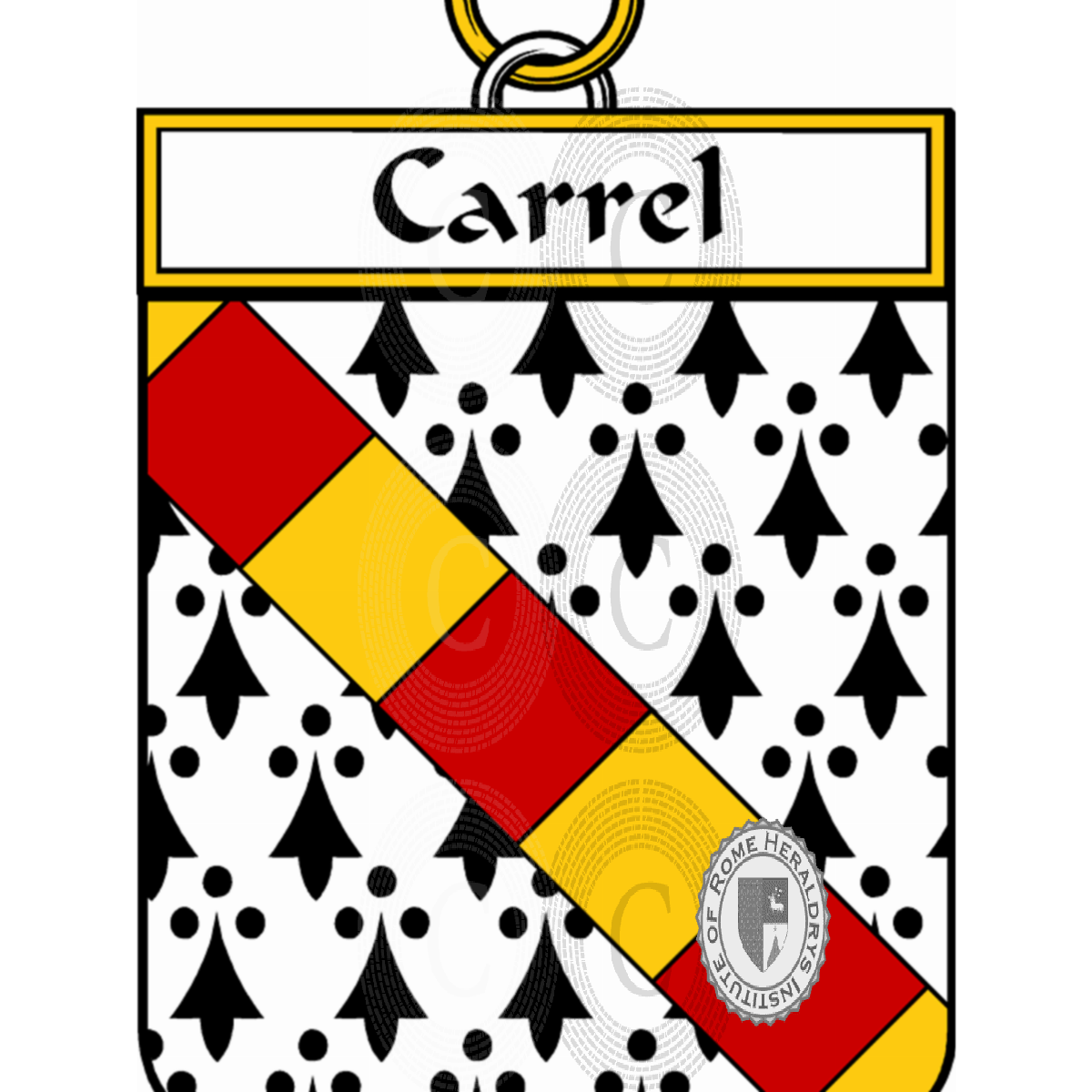 Coat of arms of familyCarrel